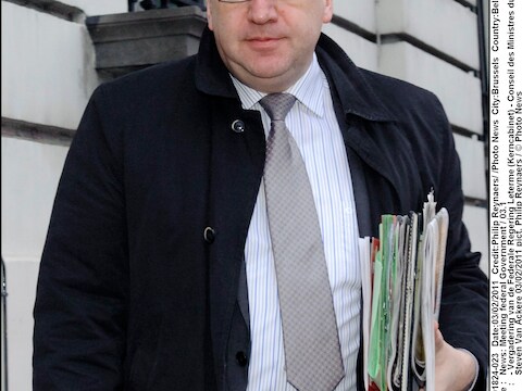 Minister van Financiën Steven Vanackere.