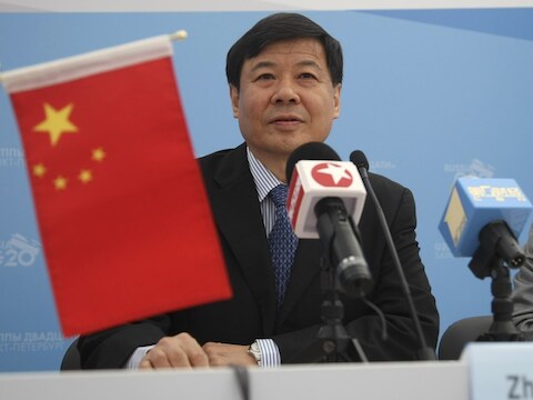 De Chinese vice-minister van Financiën Zhu Guangyao.