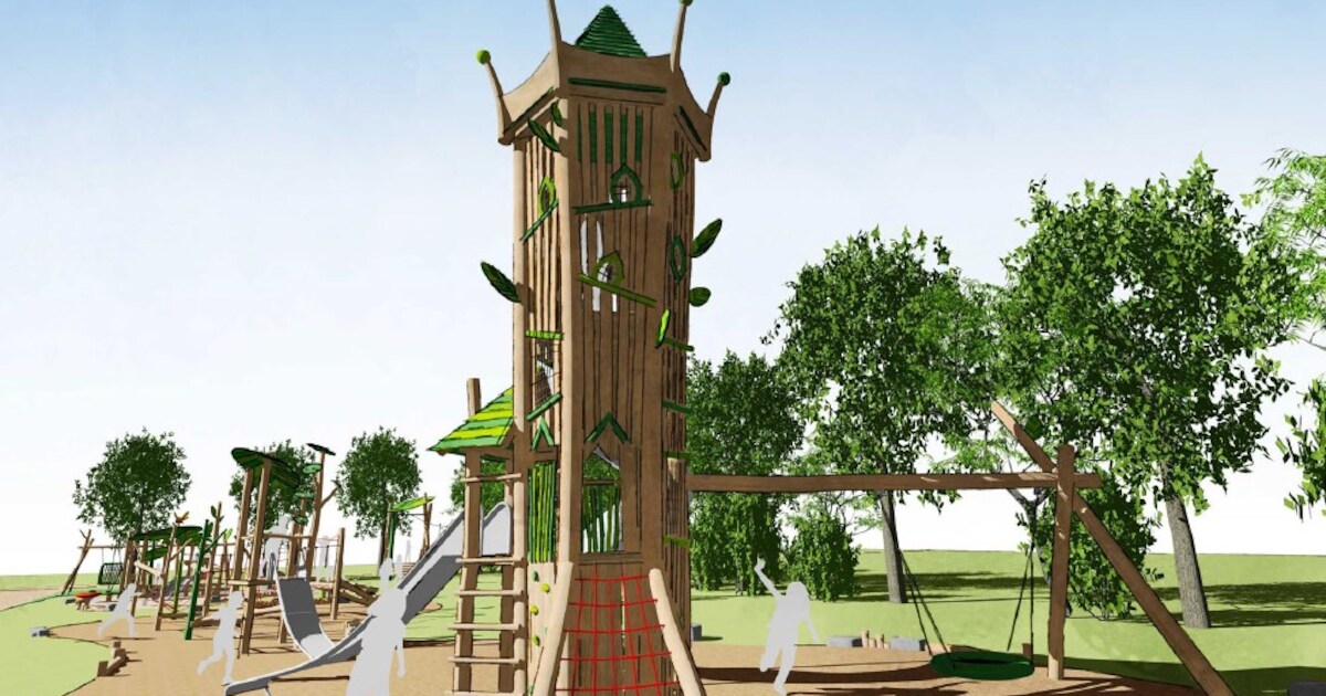 Nieuwe speeltuin Prinsenbos is klaar in november | Regio | HLN.be
