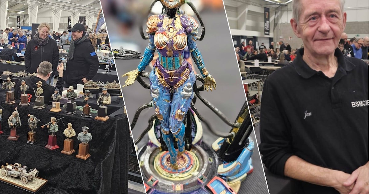 Op ontdekking in de kleurrijke wereld van modelbouwers tijdens beurs in Putte: van mini-Frans toilet