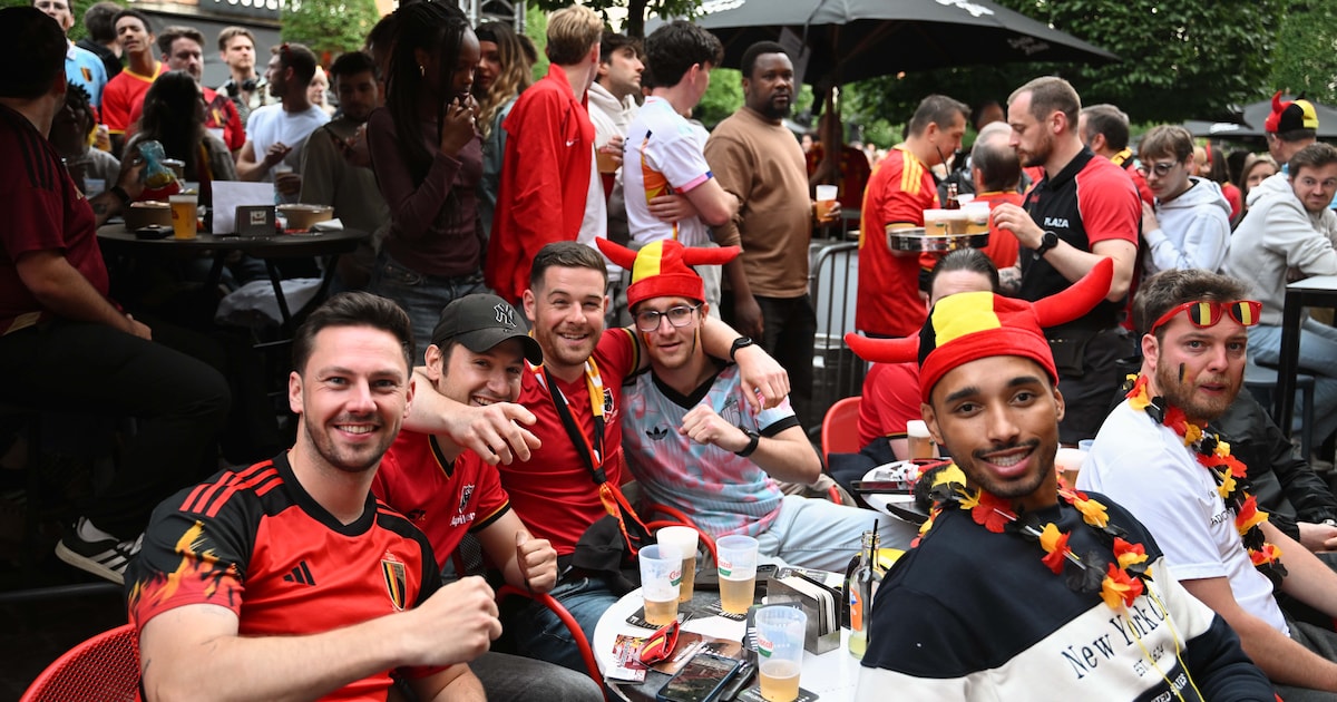 KIJK. Zo beleefden de supporters in hartje Leuven de eerste WK ...