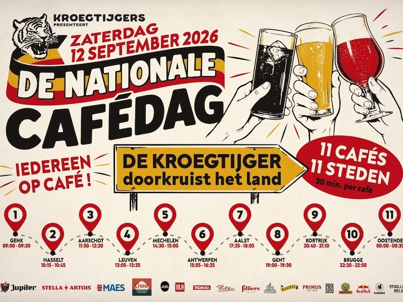 Snooker Prismas viert Nationale Cafédag met liveoptreden van Anne’s Chamber