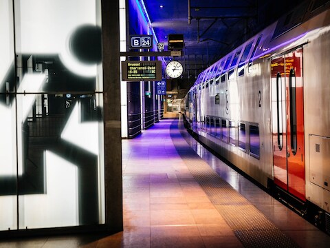 Archiefbeeld: trein vanuit Antwerpen-Centraal richting Brussel-Zuid.