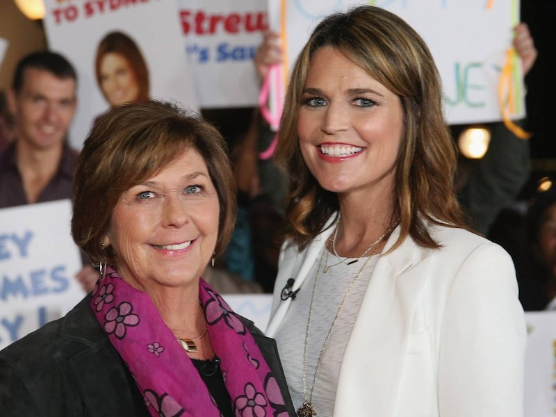 Savannah Guthrie (rechts) met haar moeder Nancy Guthrie 