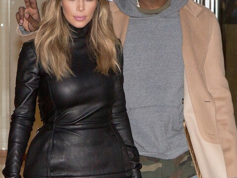 Kim Kardashian en Kanye West