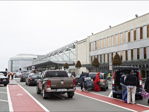 Brussels airport.