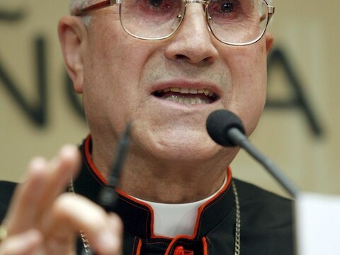 Kardinaal Tarcisio Bertone.
