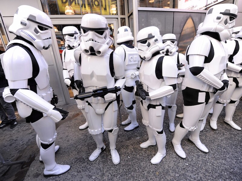 'Stormtroopers' tijdens een promotie-evenement in 2010.